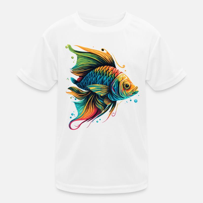 Unique Fish Kids Functional T-Shirt