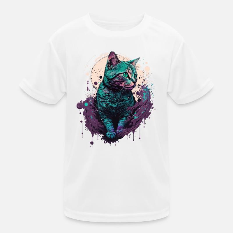Chat coupé T-shirt sport Enfant