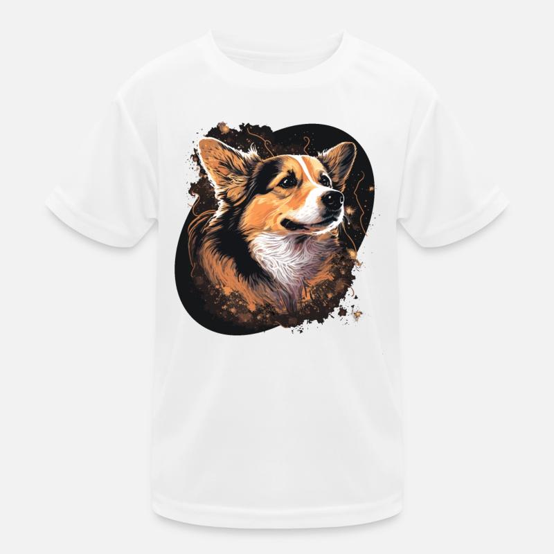 Style de peinture Corgi T-shirt sport Enfant