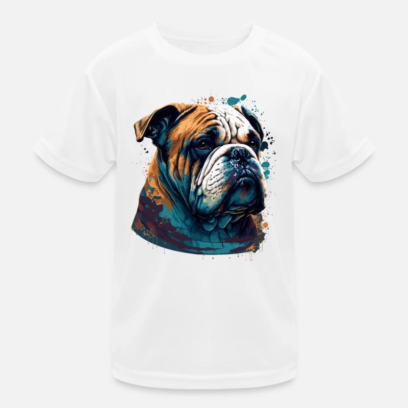 Bouledogue malheureux T-shirt sport Enfant