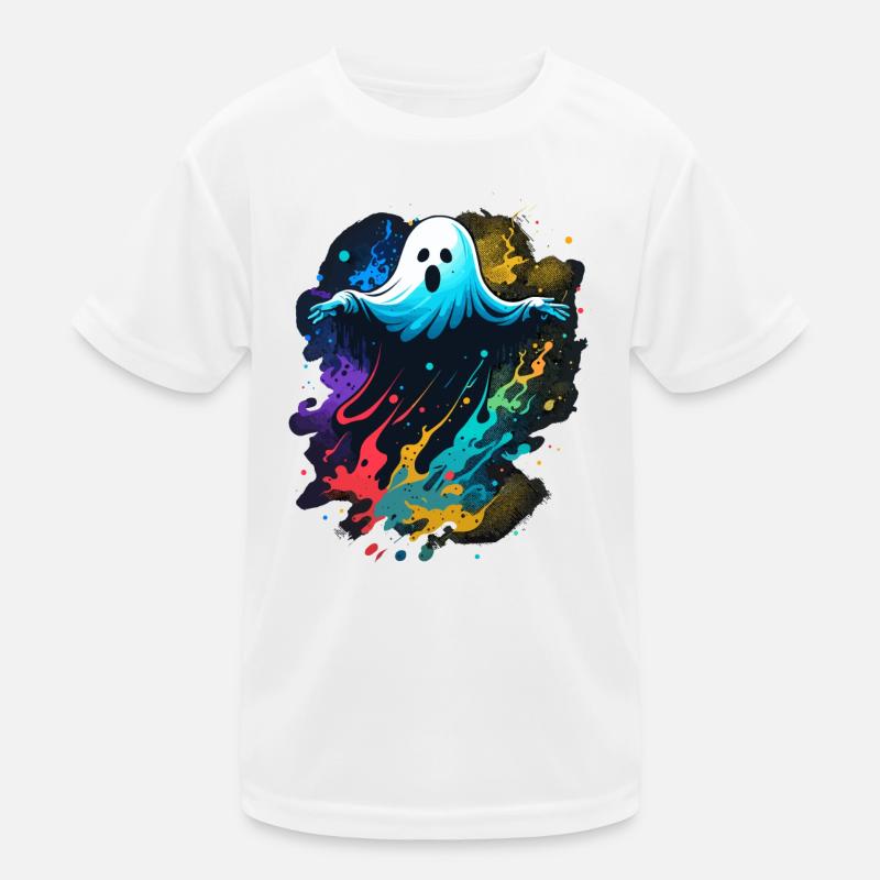 Bunter Geist Kinder Funktions-T-Shirt