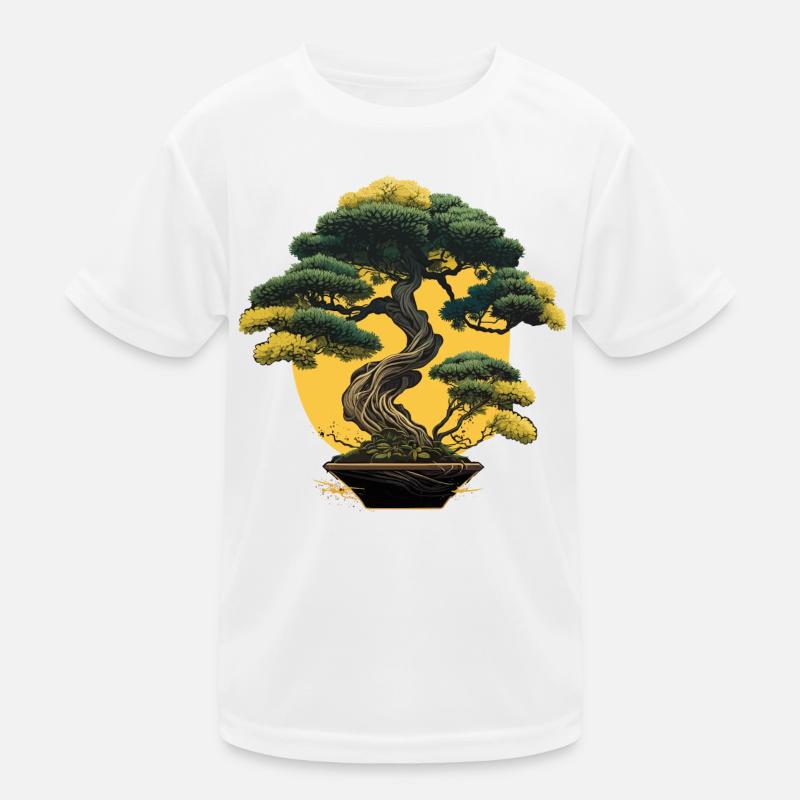 Greeny Bonsai Tree Kids Functional T-Shirt