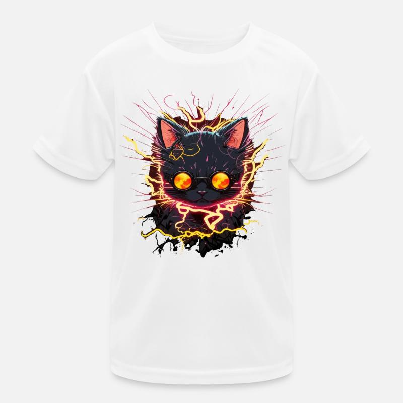 High Voltage Cat Kids Functional T-Shirt