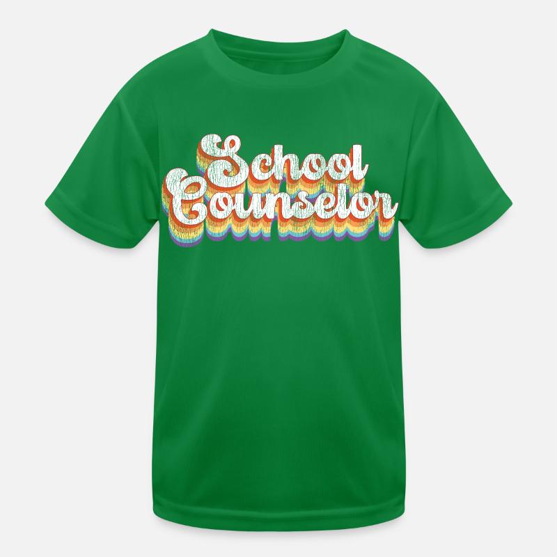 School Counselor Retro Vintage Kinder Funktions-T-Shirt