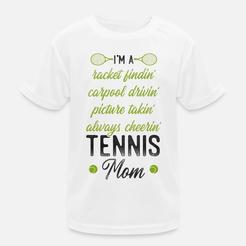 Funny Tennis Player Racket Mom I'm Kinder Funktions-T-Shirt