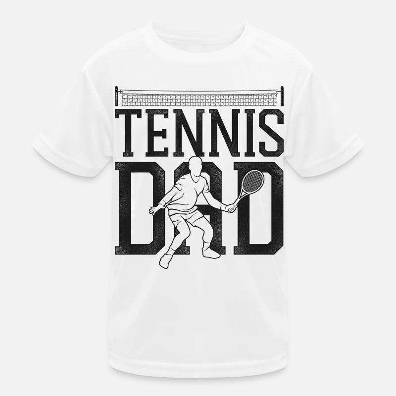 Funny Tennis Player Racket Dad Kinder Funktions-T-Shirt