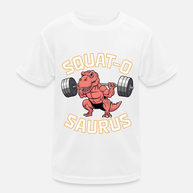 Squat-O Saurus Kinder Funktions-T-Shirt