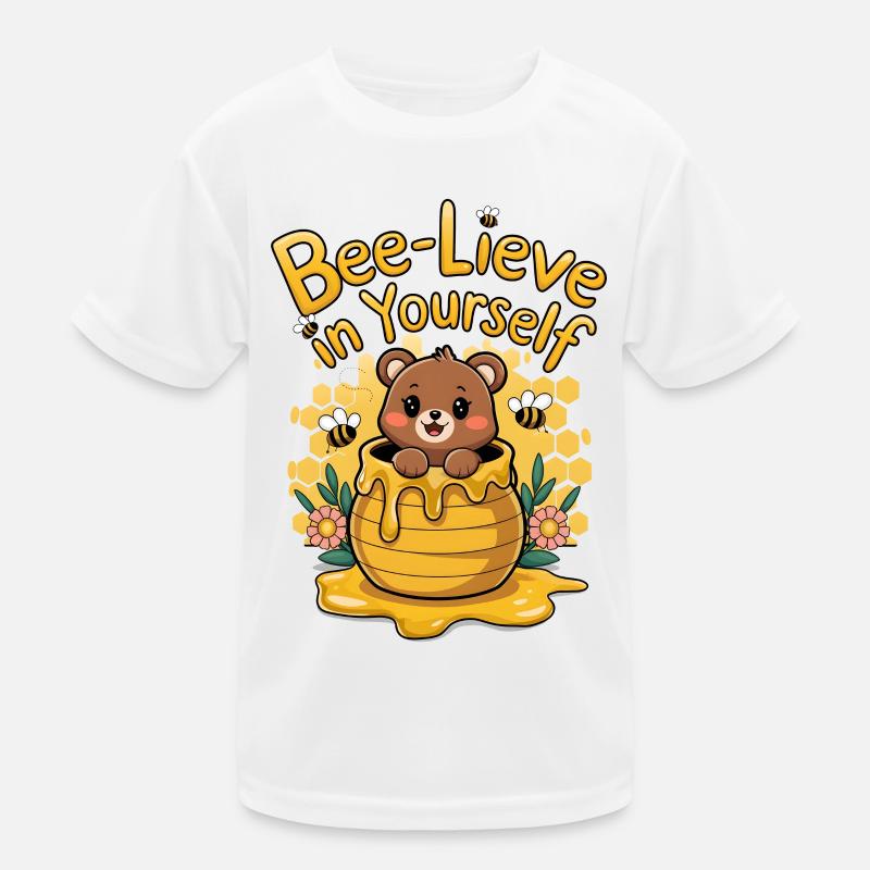 Bee-Lieve In Dir Selbst Kinder Funktions-T-Shirt