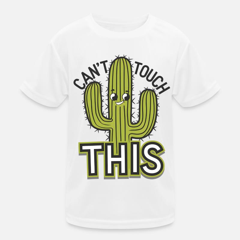 Can't Touch This - Kids Functional T-Shirt - white