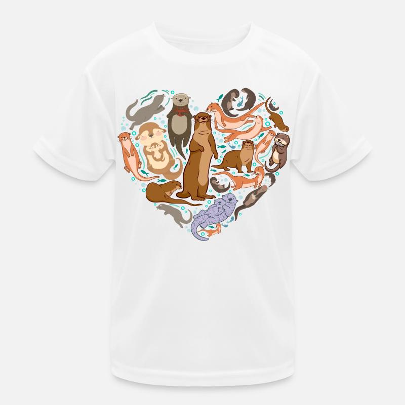 Cœur de loutre T-shirt sport Enfant
