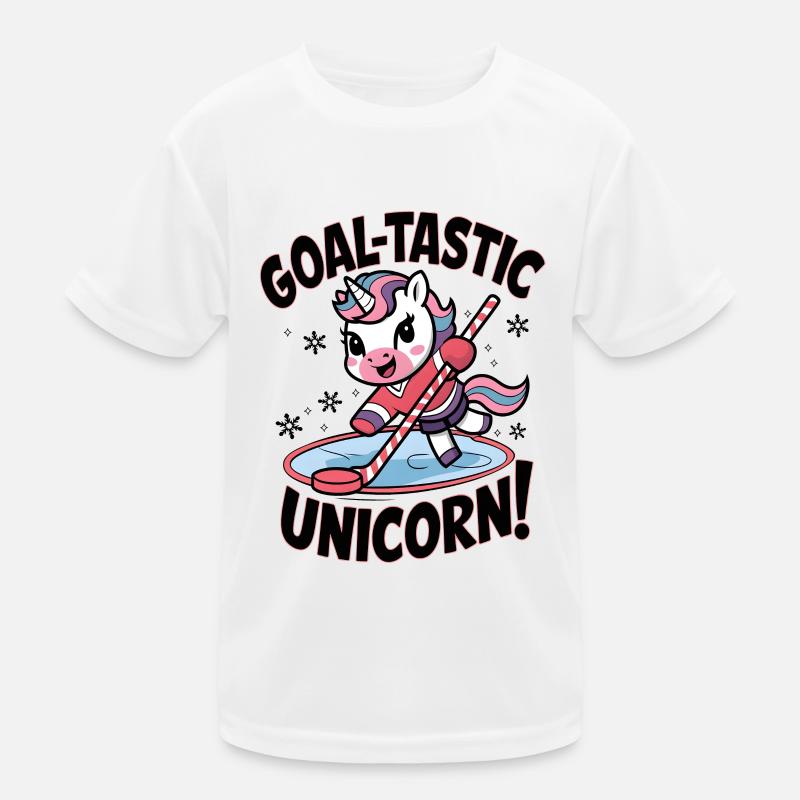 Goal-tastic Unicorn! Kids Functional T-Shirt