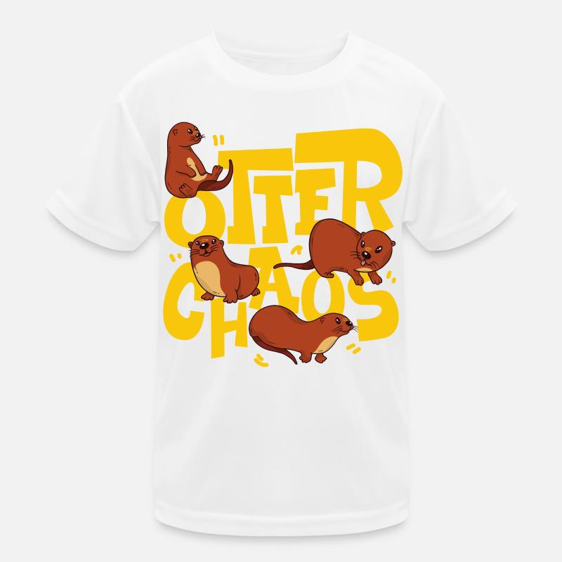 Loutre Jeu de mots Loutre Chaos T-shirt sport Enfant