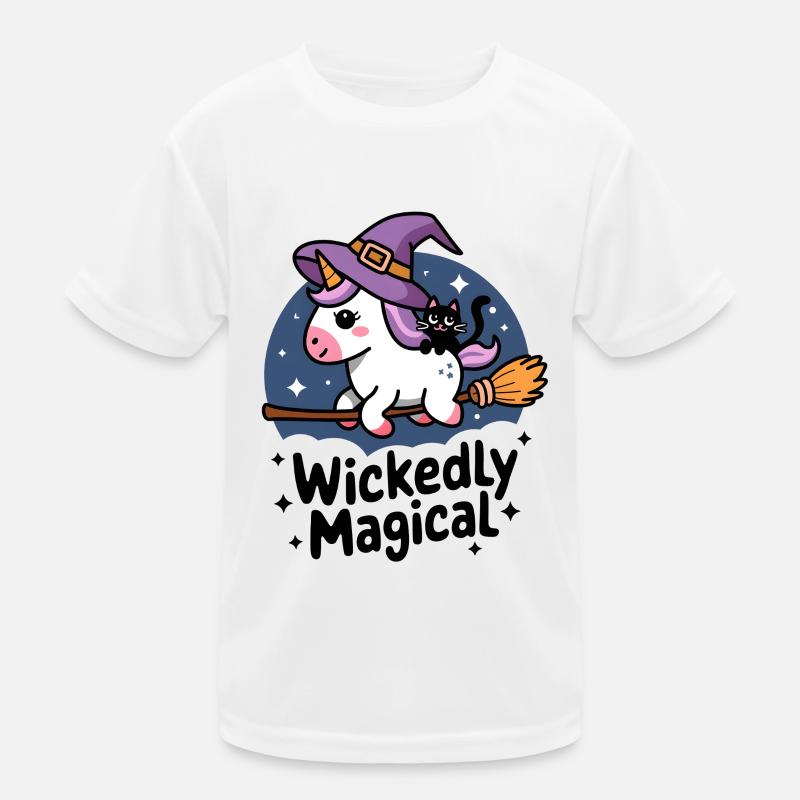 Wickedly Magical - Kids Functional T-Shirt - white