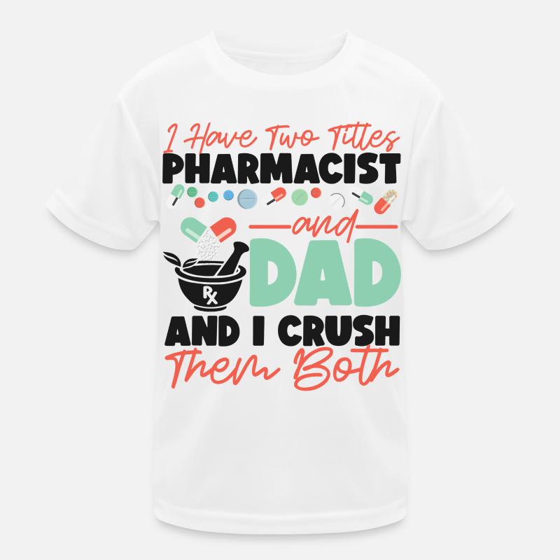 Pharmacy Tech Technician Kids Functional T-Shirt