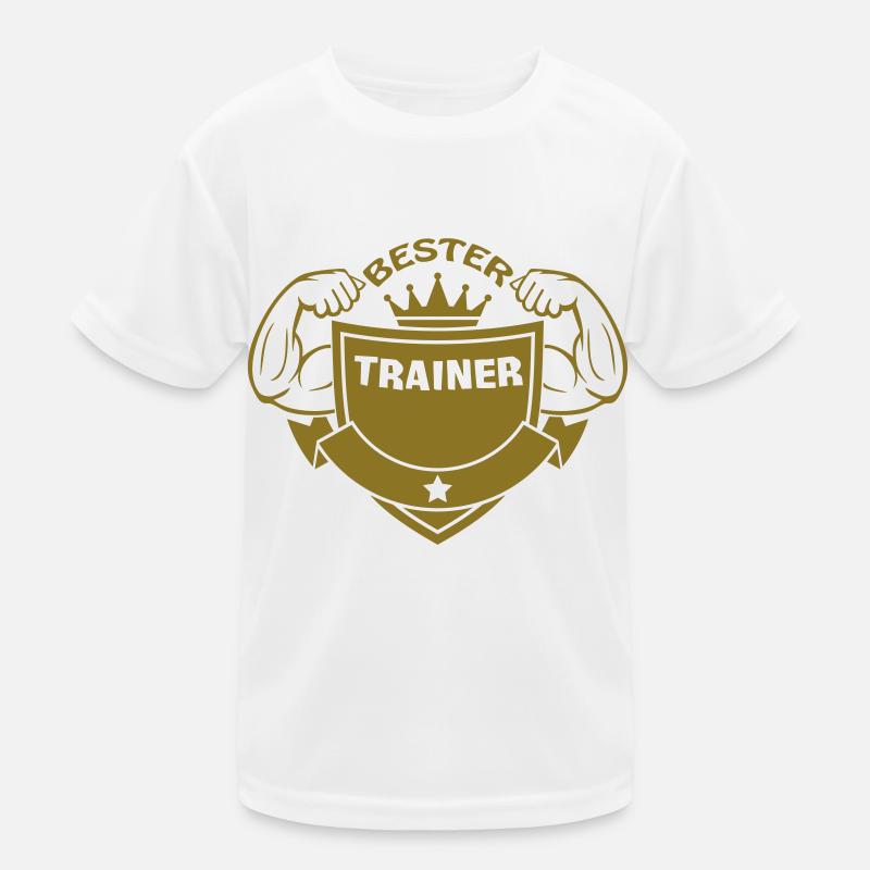 Bester trainer Kinder Funktions-T-Shirt