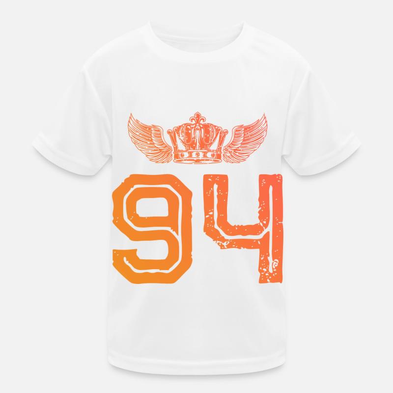 94 Number crown Kids Functional T-Shirt