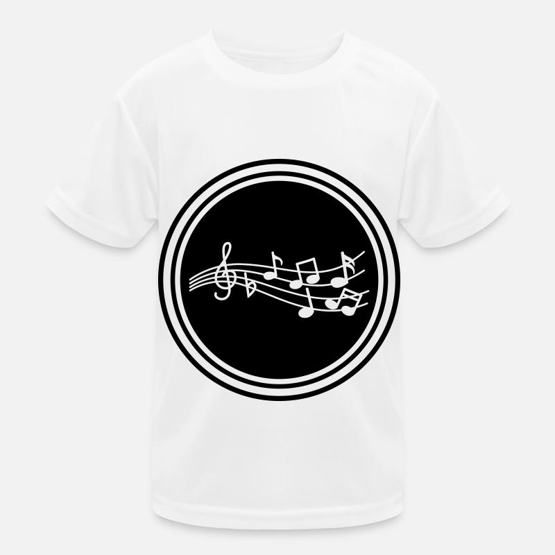 Musical notes sign Kids Functional T-Shirt