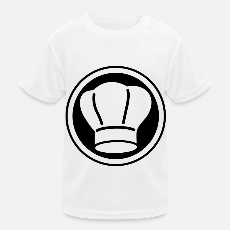 Chef's hat circle Kids Functional T-Shirt