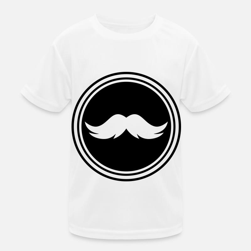 Mustache symbol Kids Functional T-Shirt