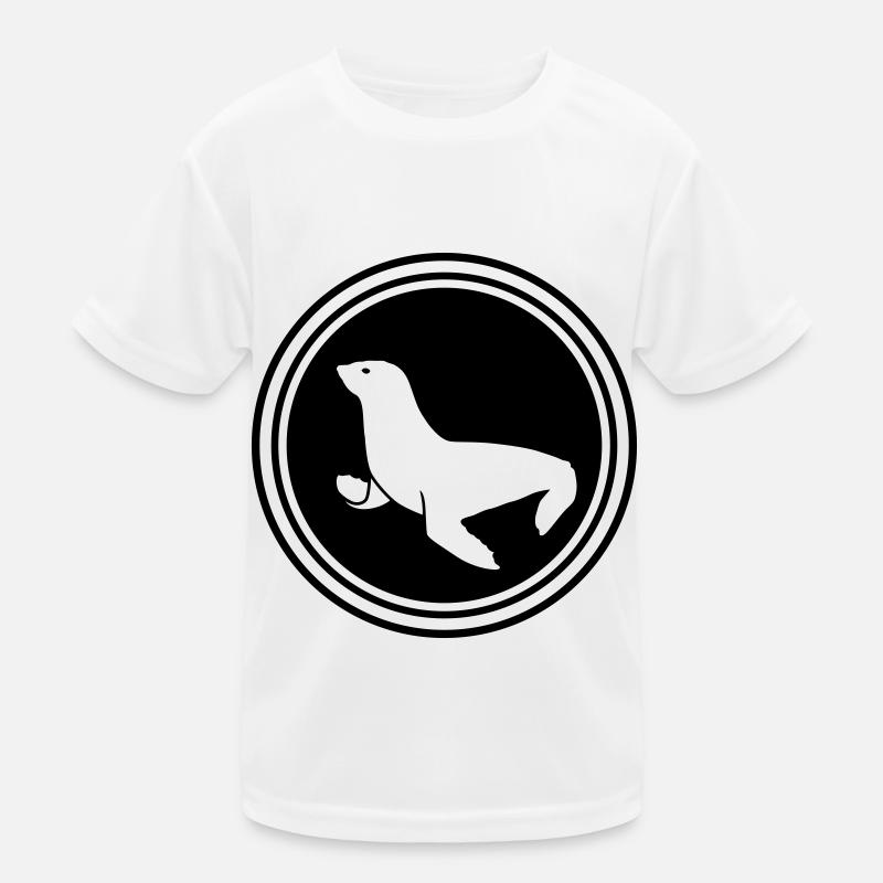 seehund tier Kinder Funktions-T-Shirt