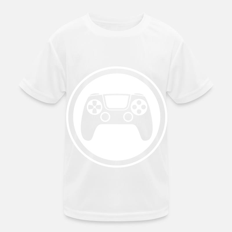 Gamepad Symbol Controller Kinder Funktions-T-Shirt