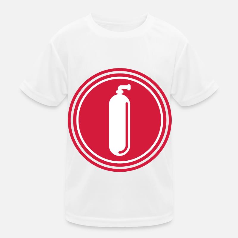 Oxygen diving symbol Kids Functional T-Shirt