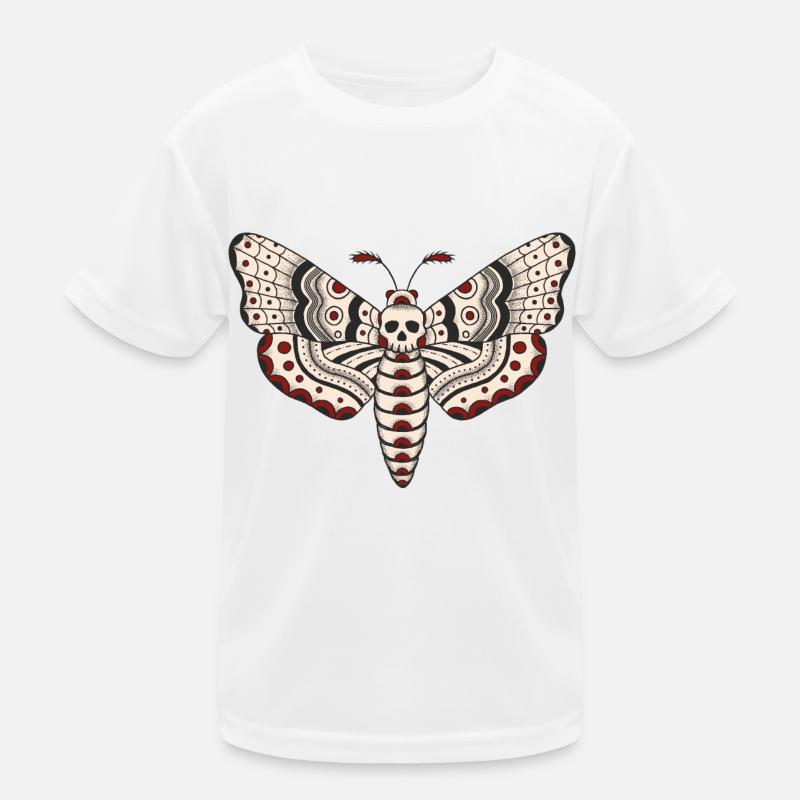 Death Head Moth Kinder Funktions-T-Shirt