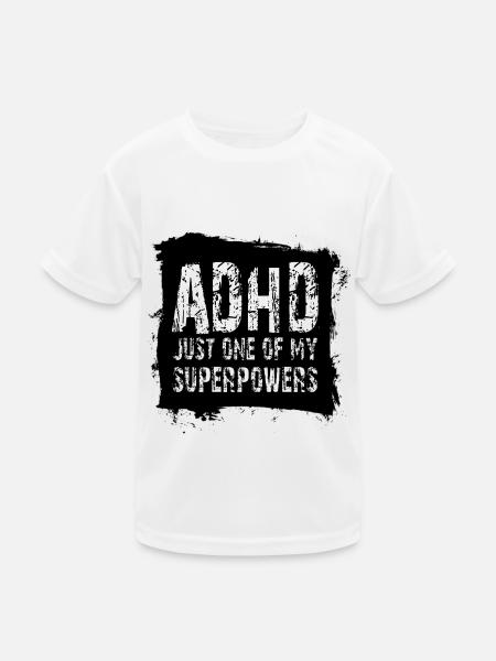 ADHD - Kids Functional T-Shirt - white - Front