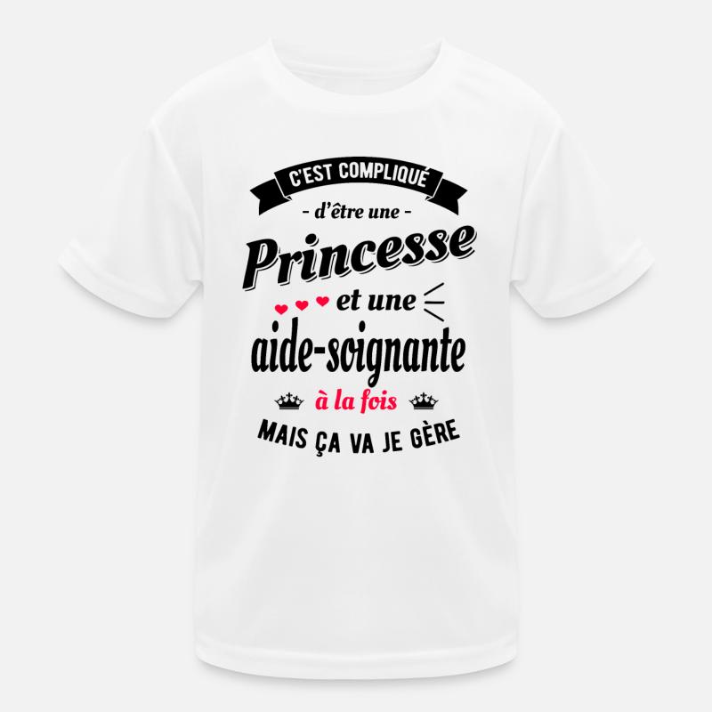 PRINCESSE ET AIDE SOIGNANTE T-shirt sport Enfant