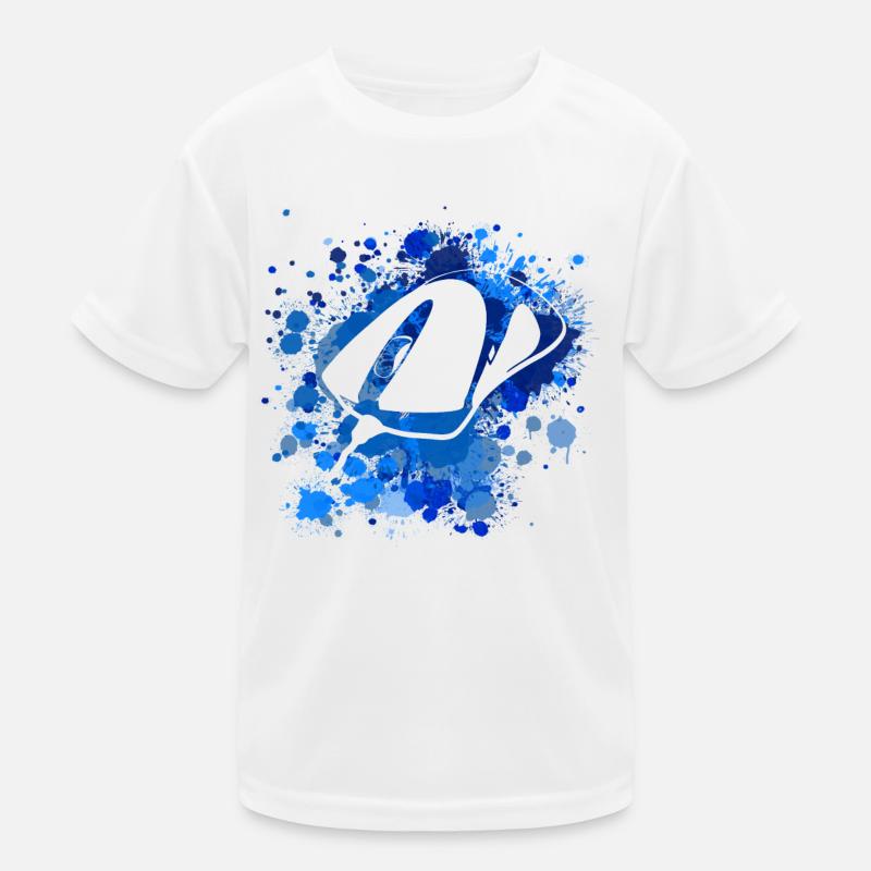 Mouse - Kinder Funktions-T-Shirt - Weiß