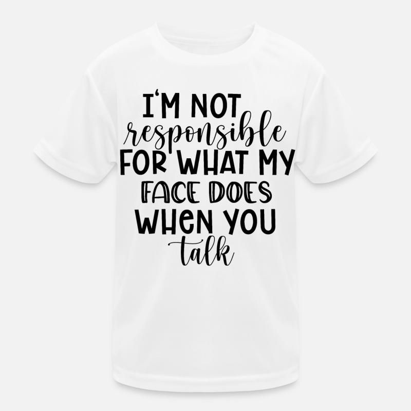 Je ne suis pas responsable T-shirt sport Enfant