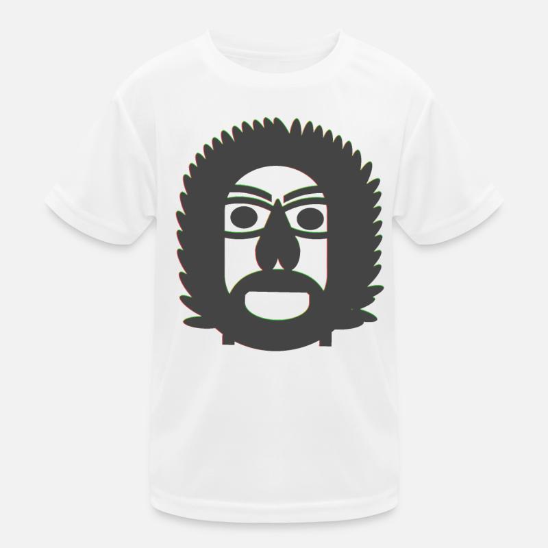 Ruppiger Mann Kinder Funktions-T-Shirt