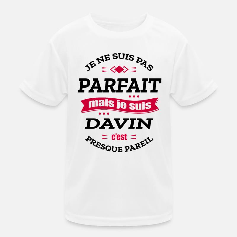 DAVIN PARFAIT - PRENOM DAVIN T-shirt sport Enfant