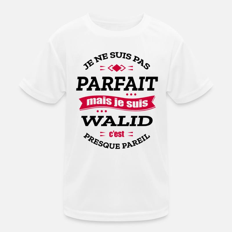 WALID PARFAIT - PRENOM WALID T-shirt sport Enfant