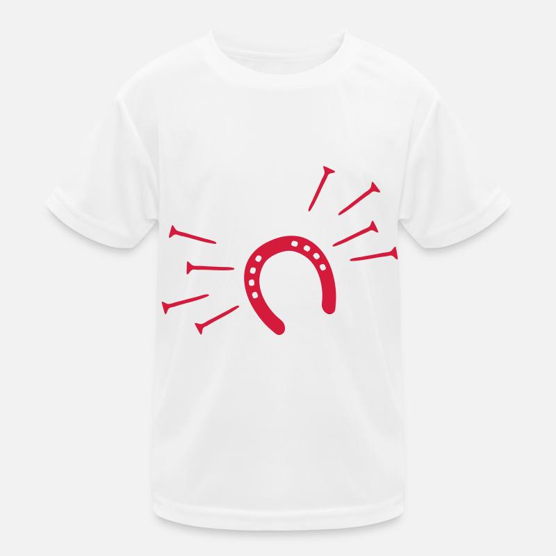 fer à cheval T-shirt sport Enfant