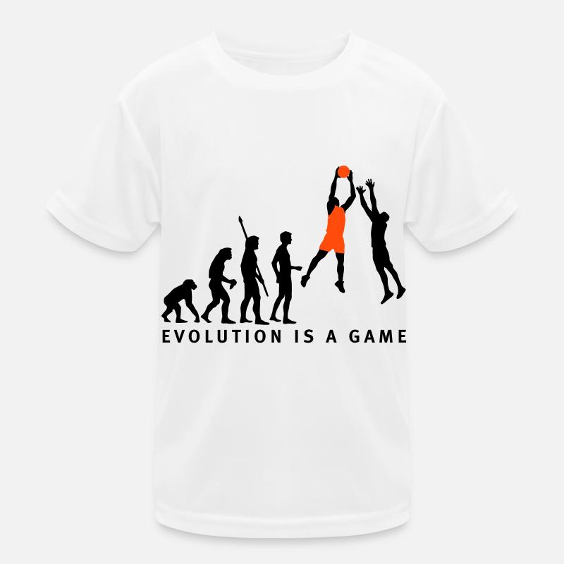 evolution_basketball_072011_d_2c - Kids Functional T-Shirt - white