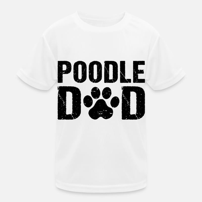 Caniche Papa Caniche Chiens T-shirt sport Enfant