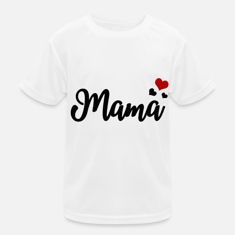 Mama Hearts Kids Functional T-Shirt