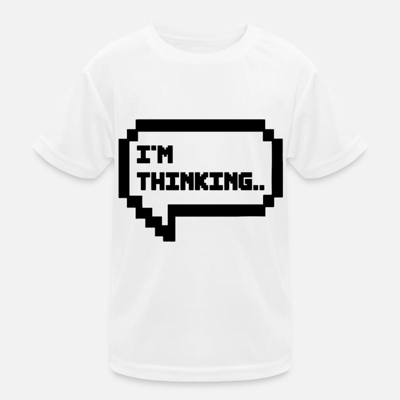 IM THINKING Computer Humor 8Bit Pixel Kinder Funktions-T-Shirt