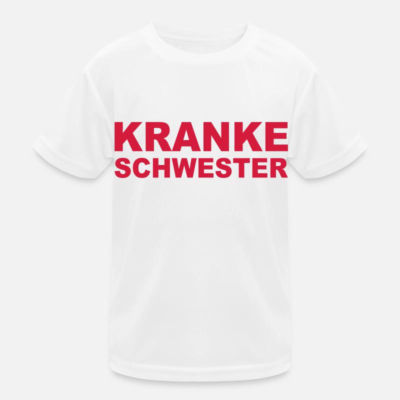 Krankenschwester - Kinder Funktions-T-Shirt - Weiß