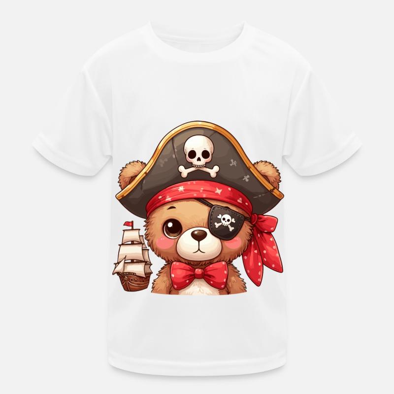 PiratenTeddy Kinder Funktions-T-Shirt
