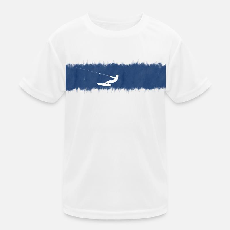 Wakeboarder en mer T-shirt sport Enfant