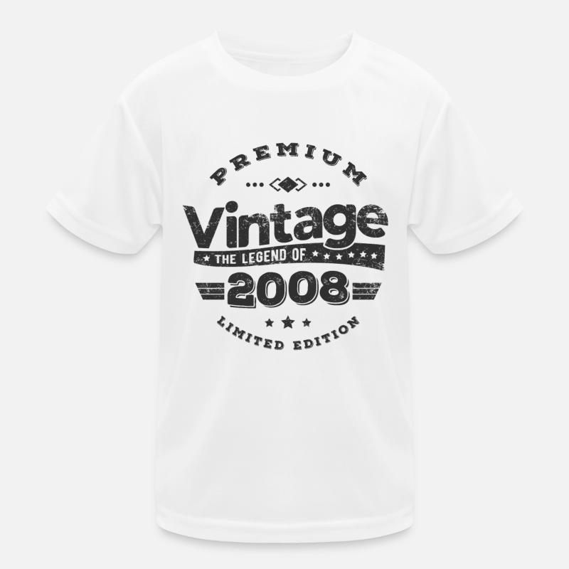 VINTAGE 2008 Kinder Funktions-T-Shirt