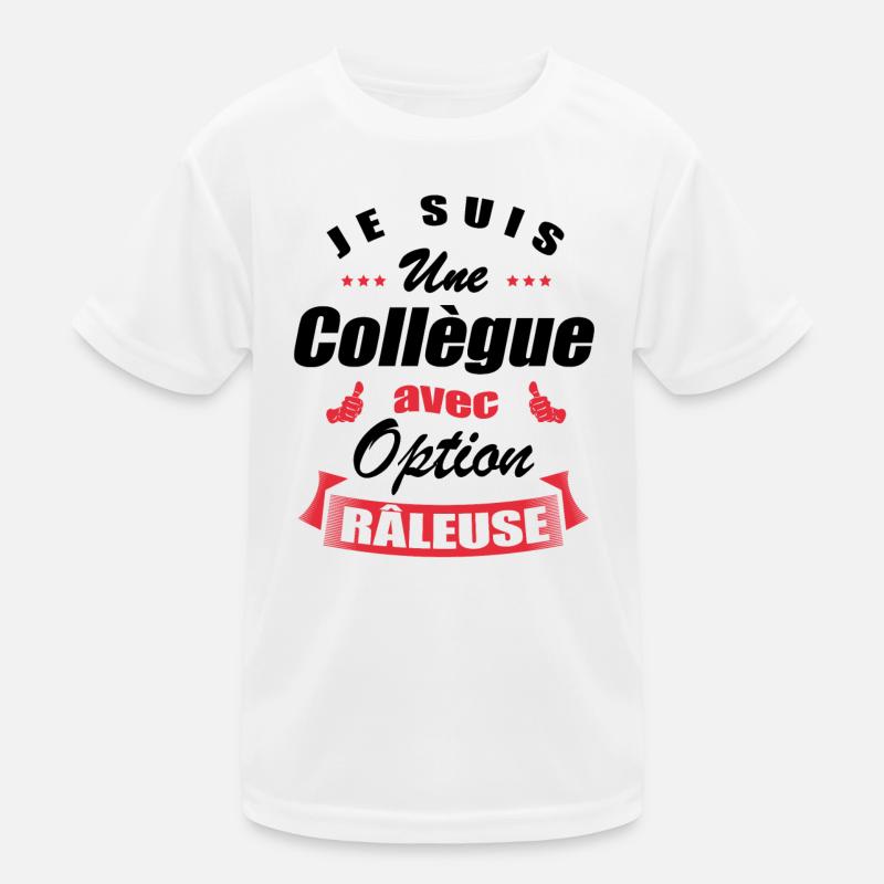 COLLÈGUE AVEC OPTION RÂLEUSE T-shirt sport Enfant