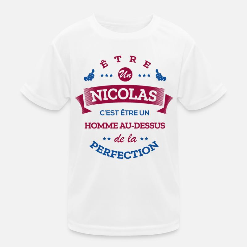 NICOLAS PARFAIT - NOM NICOLAS T-shirt sport Enfant