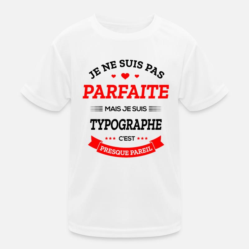 TYPOGRAPHE PARFAITE T-shirt sport Enfant