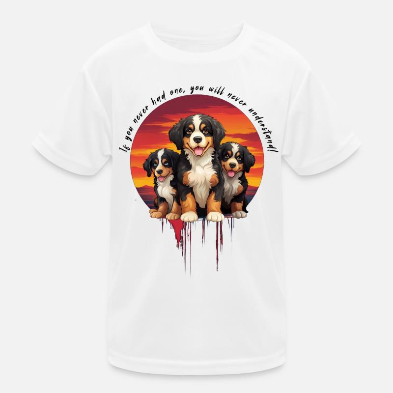 Berner Sennenhund Kinder Funktions-T-Shirt