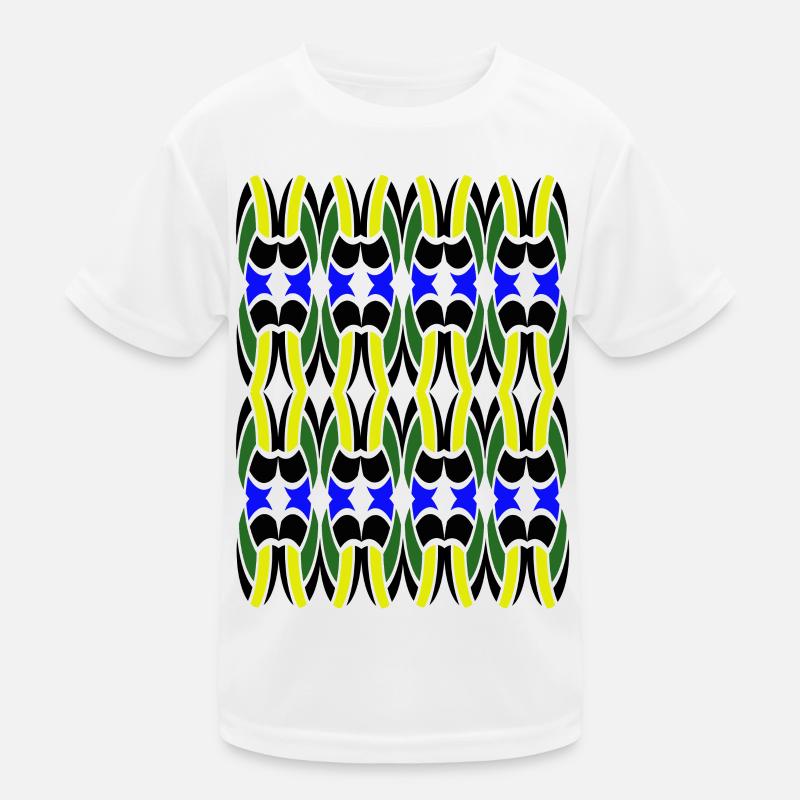 Einzigartiges Multicolor-Design Kinder Funktions-T-Shirt