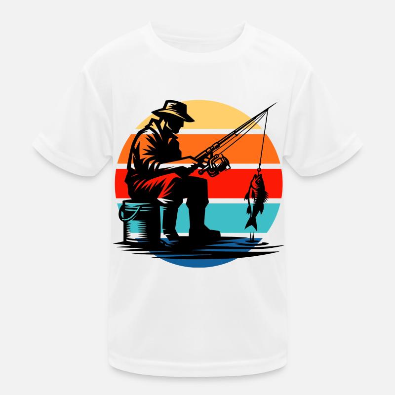 Angler Kinder Funktions-T-Shirt