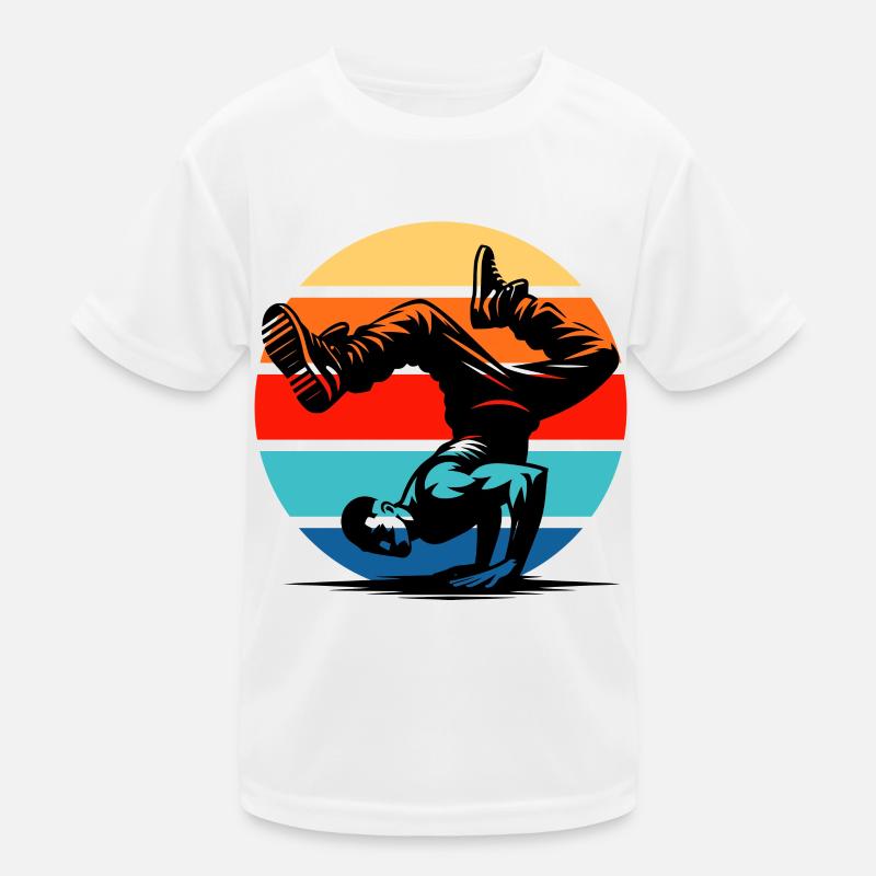 Breakdance Kinder Funktions-T-Shirt